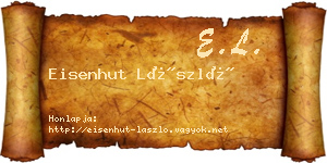 Eisenhut László névjegykártya